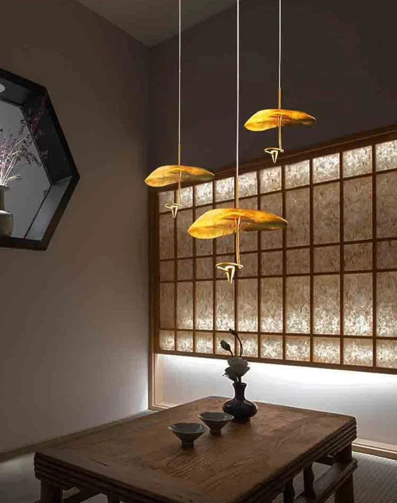 Luxury Art Décor Copper Chandelier – LED Hanging Lamp for Stylish Homes & Restaurants
