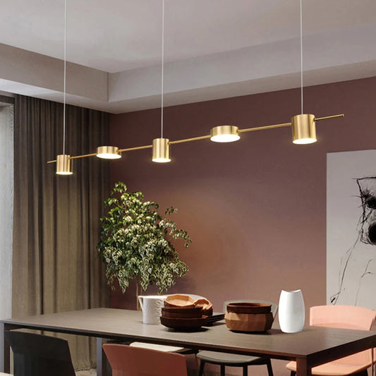 Sleek & Artistic Iron Art Chandelier for Dining & Study Rooms