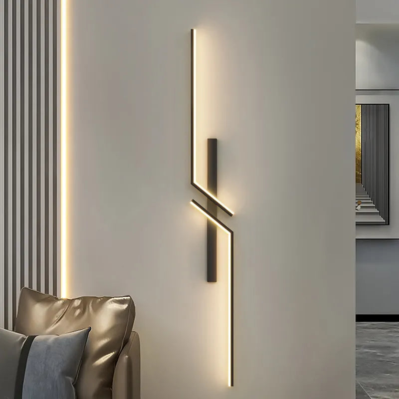 Modern Minimalist Creative Strip Led Wall Light