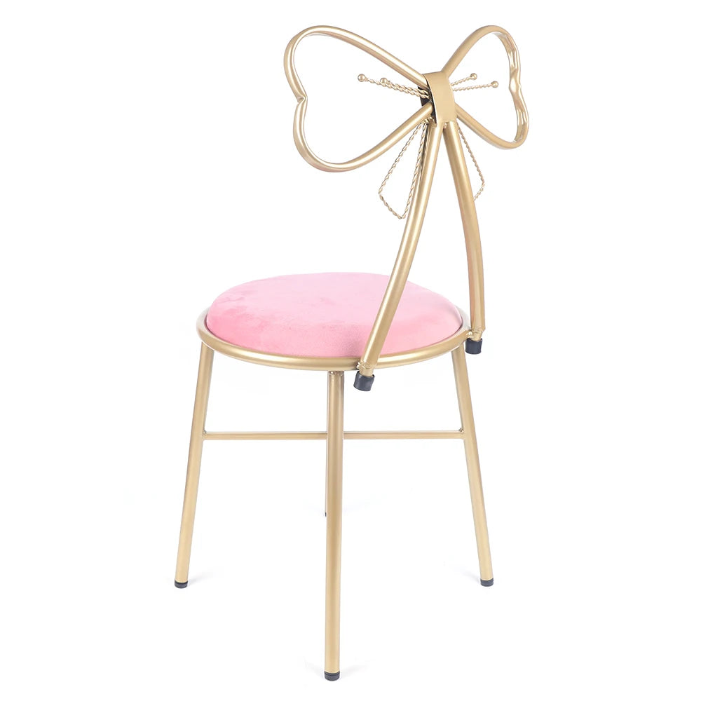 Luxury Minimalist Makeup Butterfly Vanity Stool