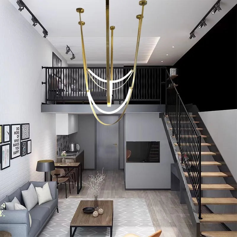 Luxury U Shaped Chandelier For Your Villa, Hotel, or Restaurant Decor