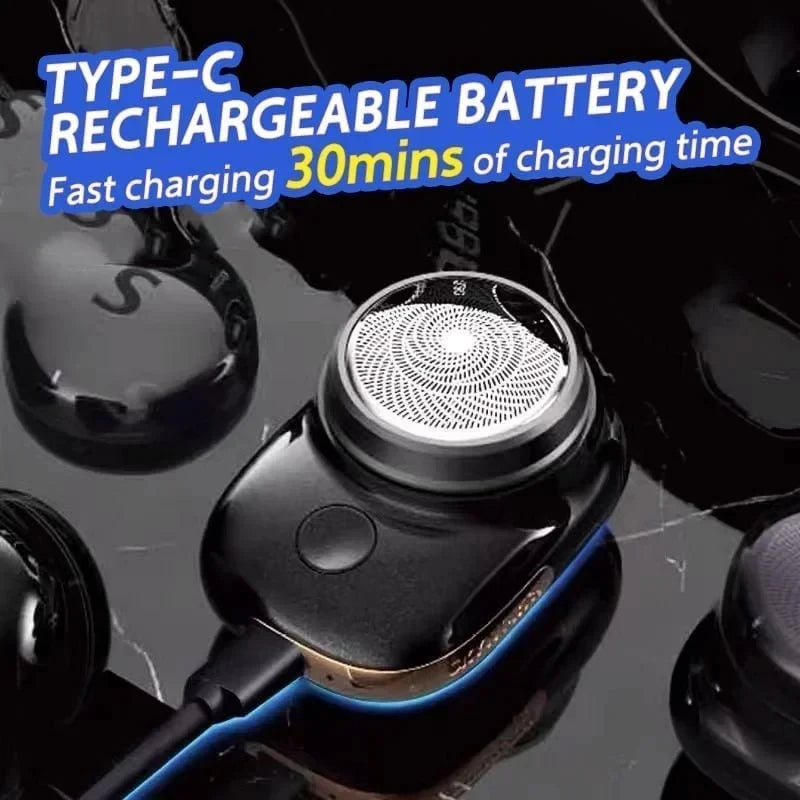 Ultimate Men's Electric Shaver: USB Rechargeable Portable Razor for Effortless Grooming On-the-Go