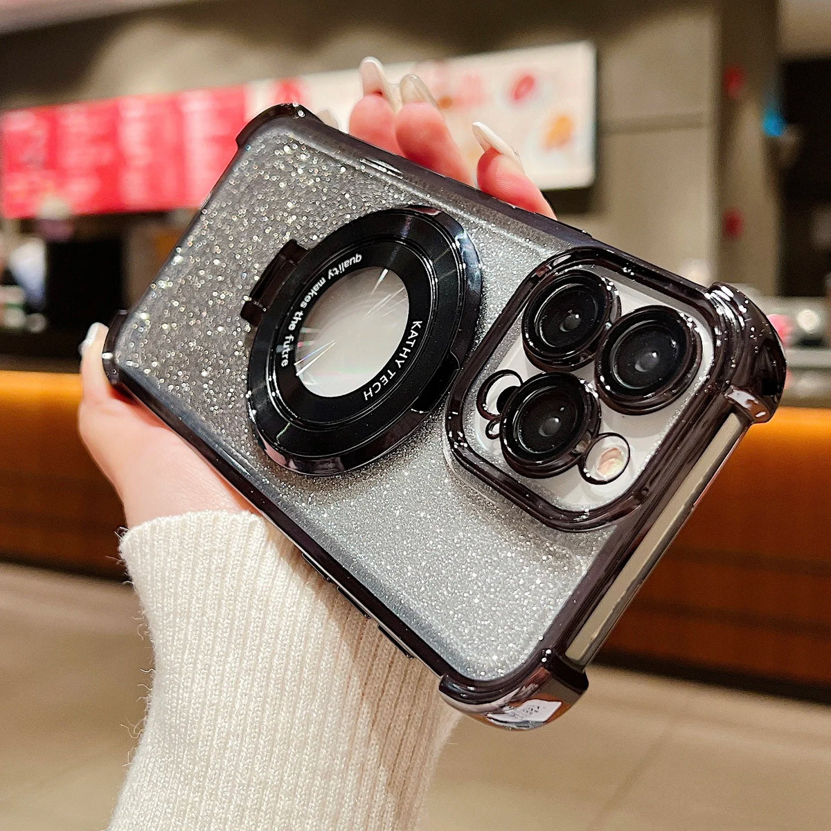 Fall-Proof & Fashion-Forward: Electroplate TPU Magnetic Case for iPhone 16 Pro Max