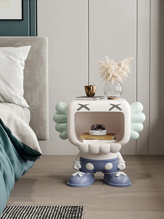 Stylish Nordic Side Table for Living Room | Modern Bedside Cupboard & Trendy Coffee Table for Home Decor