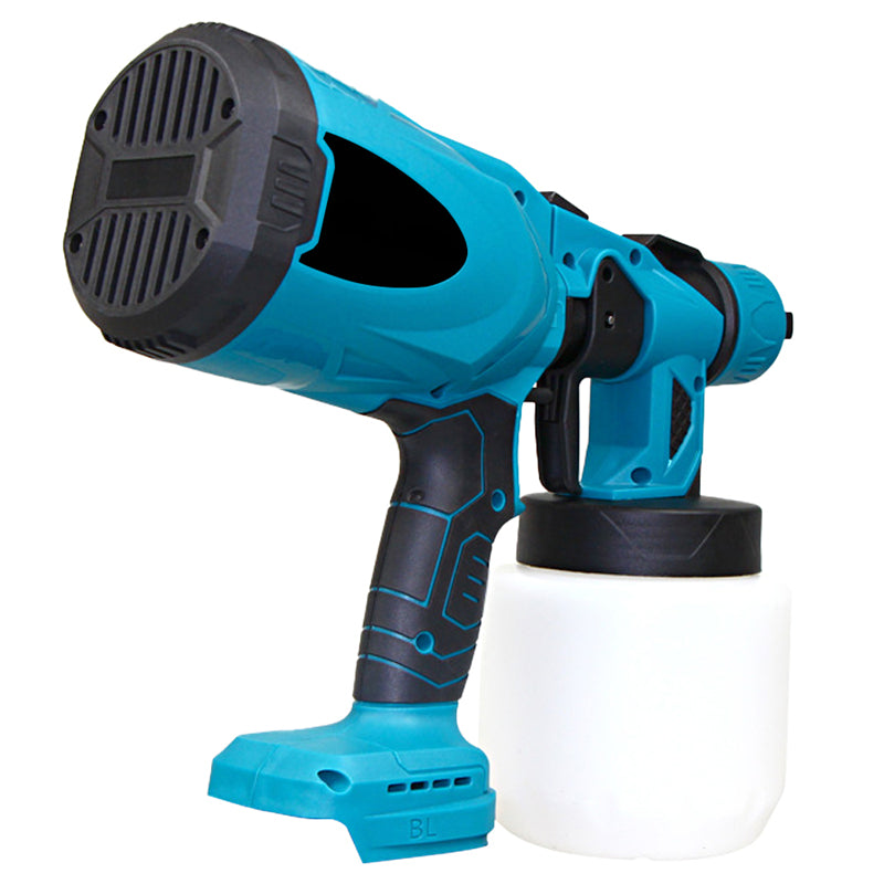 1000ML High-Power Cordless Electric Spray Gun: HVLP Paint Sprayer for Auto, Furniture & Steel Coating | Compatible with Makita 18V Battery