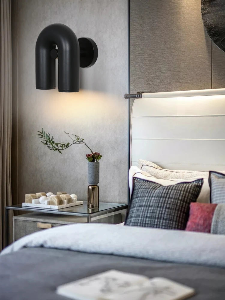 Modern U-Shaped Chandelier Minimalist Pendant Lamp for Kid's Rooms, Living Room & Bedroom Decor