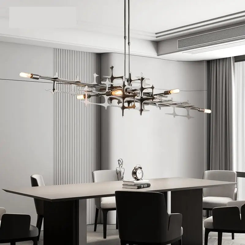 Nordic Stainless Steel Pendant Lamp for Luxury Dining Spaces