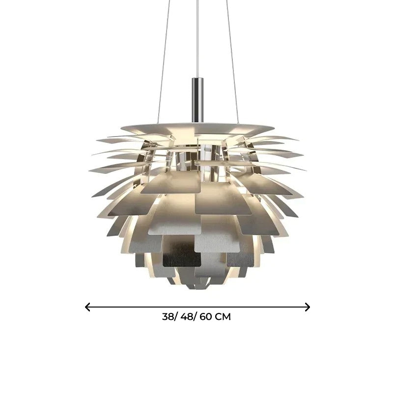 Scandinavian Pine Cone Pendant Lamp High-End Designer Lighting for Elegant Interiors