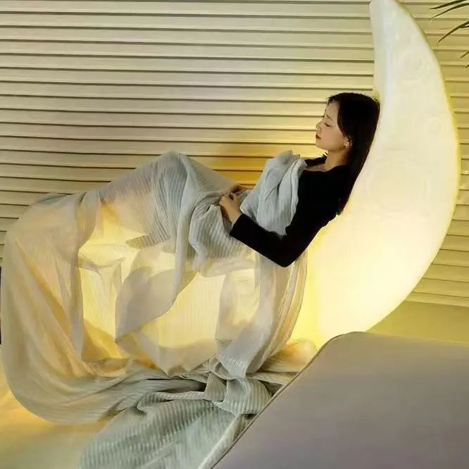 Celestial Comfort: Moon Lamp Living Room Chair – Luminous Lounge Chair for Stylish Home Decor & Outdoor Leisure