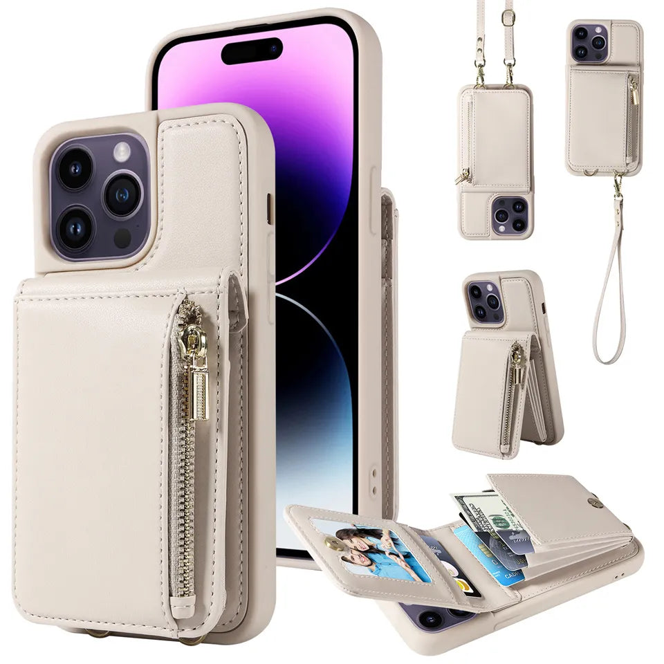 iPhone 15 Purse Case For Pro Max & Plus Series For Women - iPhone 15, 14, 13, 12, 11
