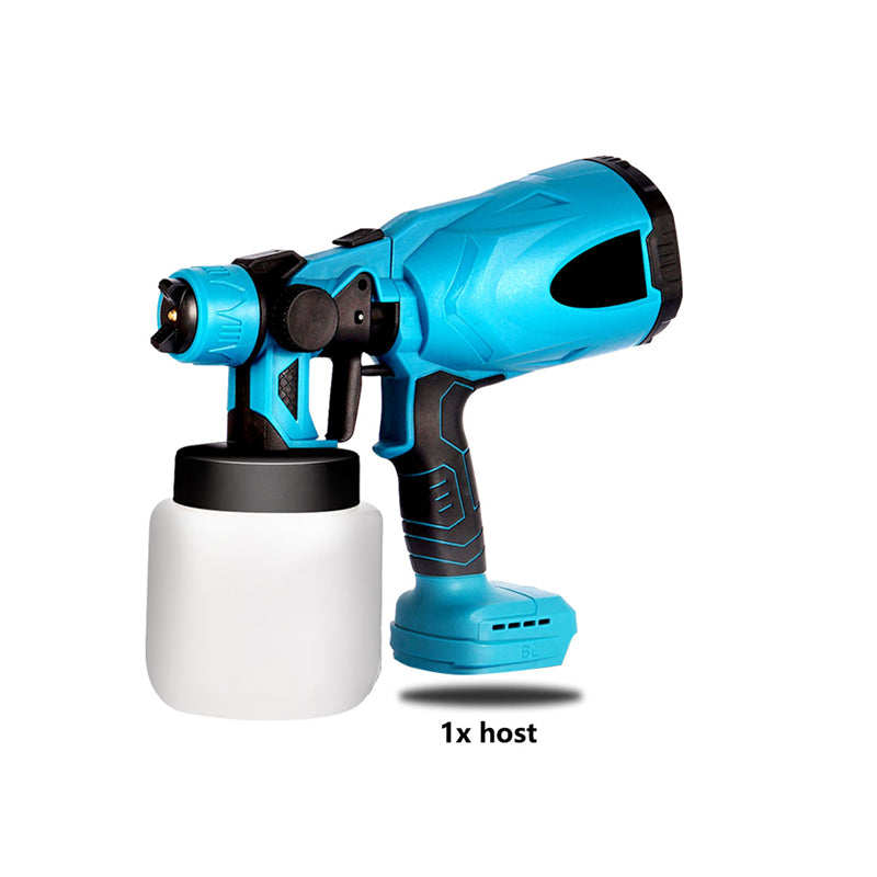 1000ML High-Power Cordless Electric Spray Gun: HVLP Paint Sprayer for Auto, Furniture & Steel Coating | Compatible with Makita 18V Battery