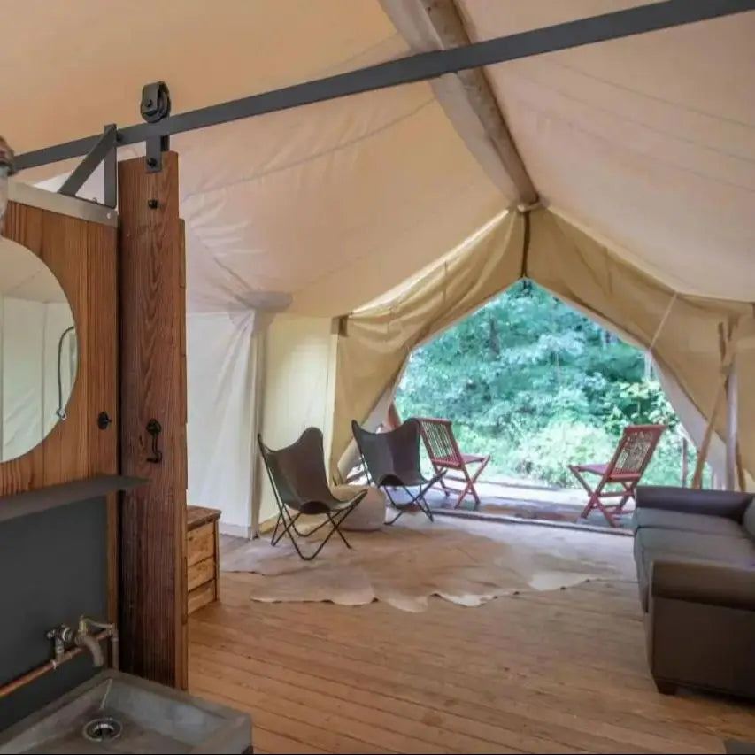 Luxury Outdoor Festival Tent – Eco-Friendly PVC Tensile Membrane Teepee for Stylish Events!