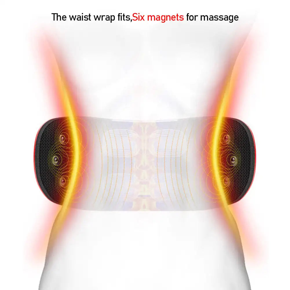 Premium Multi-Level Adjustable Back & Waist Massager - Lumbar Traction Inflatable Device