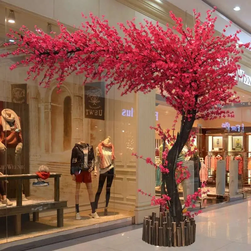 🌸 Peach Blossom & Cherry Blossom Artificial Tree – Stunning Wedding & Home Decoration