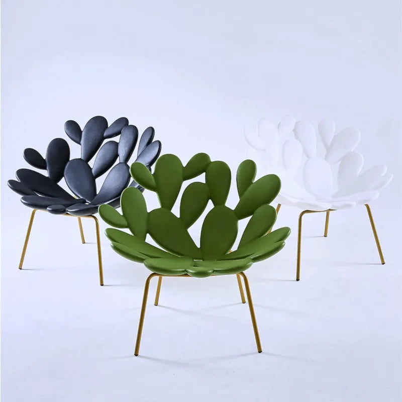 Unique Cactus Petal Leisure Chair for Living Room, Office Lobby & Lounge
