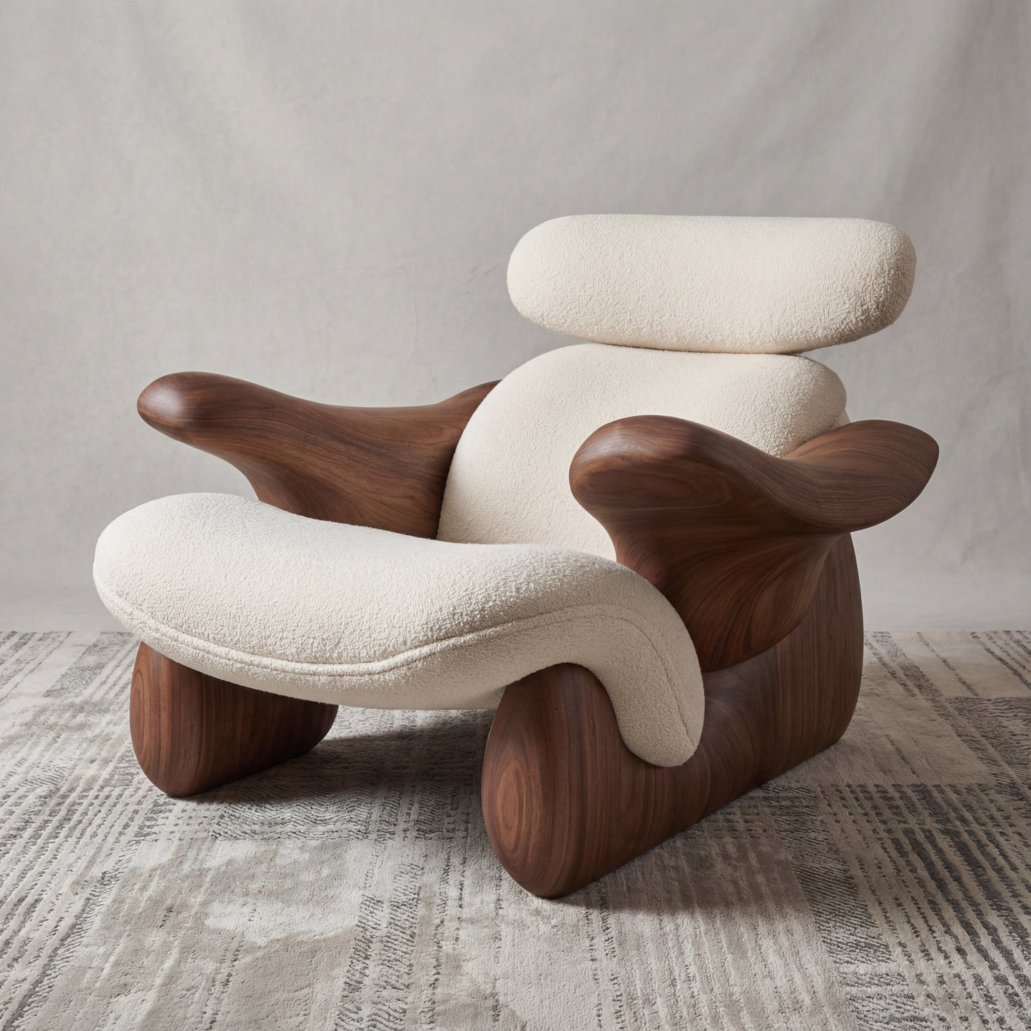 Modern Solid Wood Art Chair Soft Decorative Chair for Reception Areas