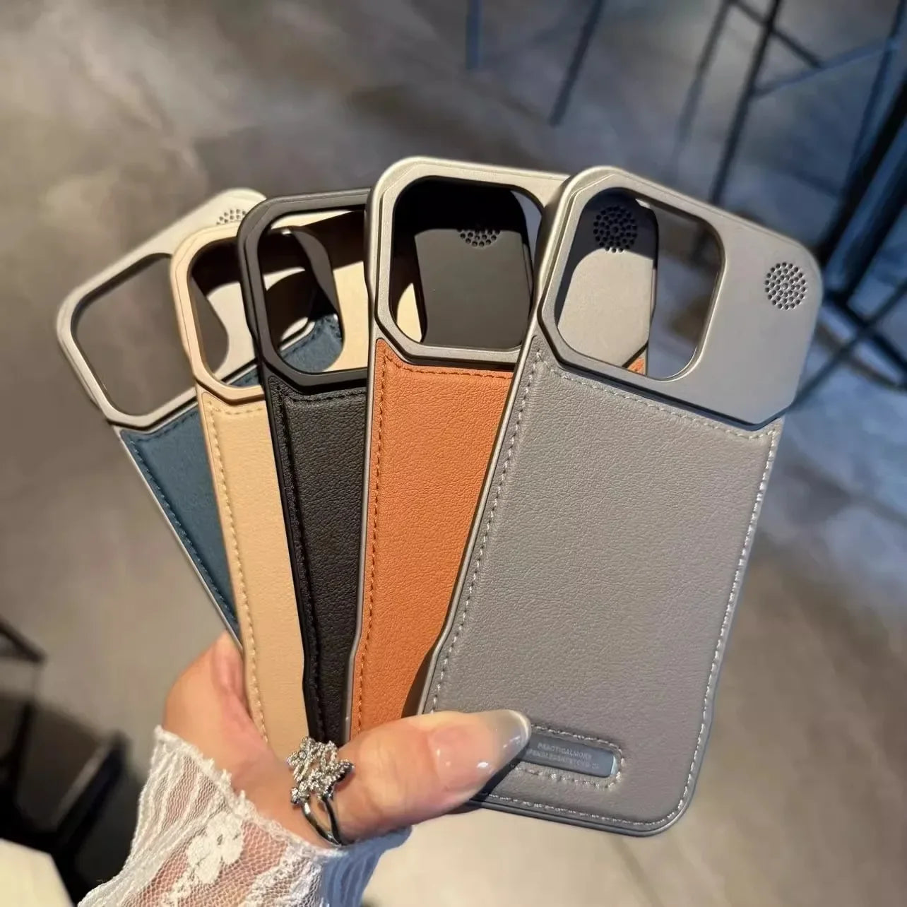 MagSafe Aromatherapy Leather Case – Business-Style Magnetic Armor Cover for iPhone 17/16/15/14/13/12/11 Pro Max