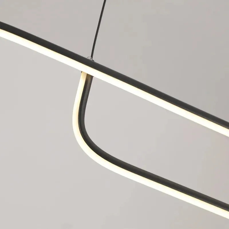 Modern Aluminum LED Chandelier Elegant Pendant Lamp for Dining & Living Rooms