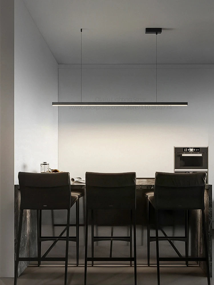 Luxury Long Bar LED Pendant Perfect for Restaurants & Offices