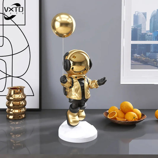 Balloon Astronaut Resin Decor for Home and Office