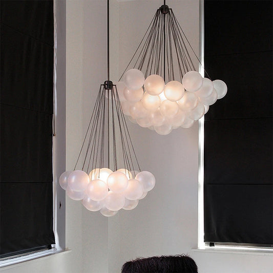 Sleek Black Gold Glass Pendant Lighting