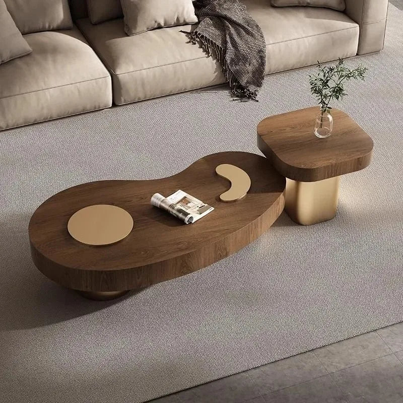 Wabi-Sabi Inspired Irregular Coffee Table – The Perfect Blend of Art & Function