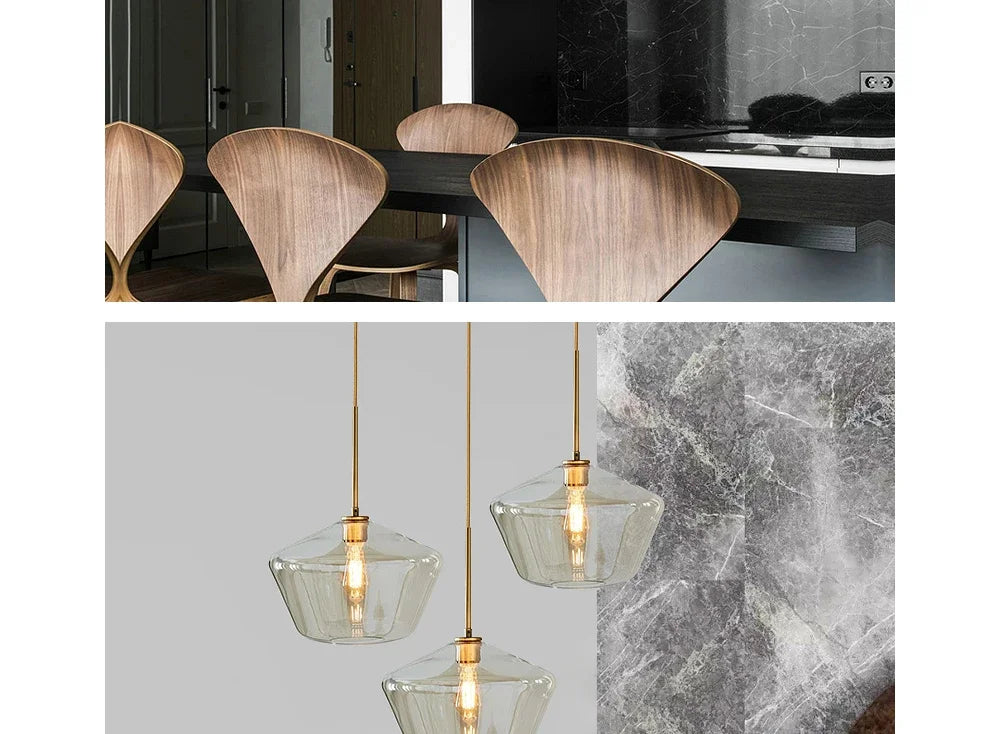 Chic & Timeless Nordic Glass Chandelier for Dining Rooms & Beyond