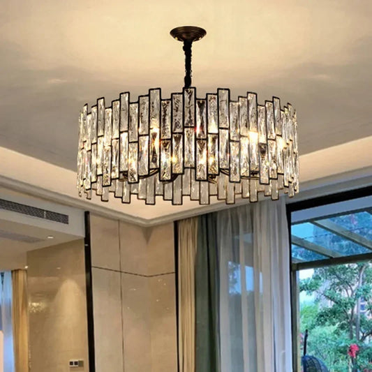Luxury Crystal LED Pendant Light for Dining & Bedroom