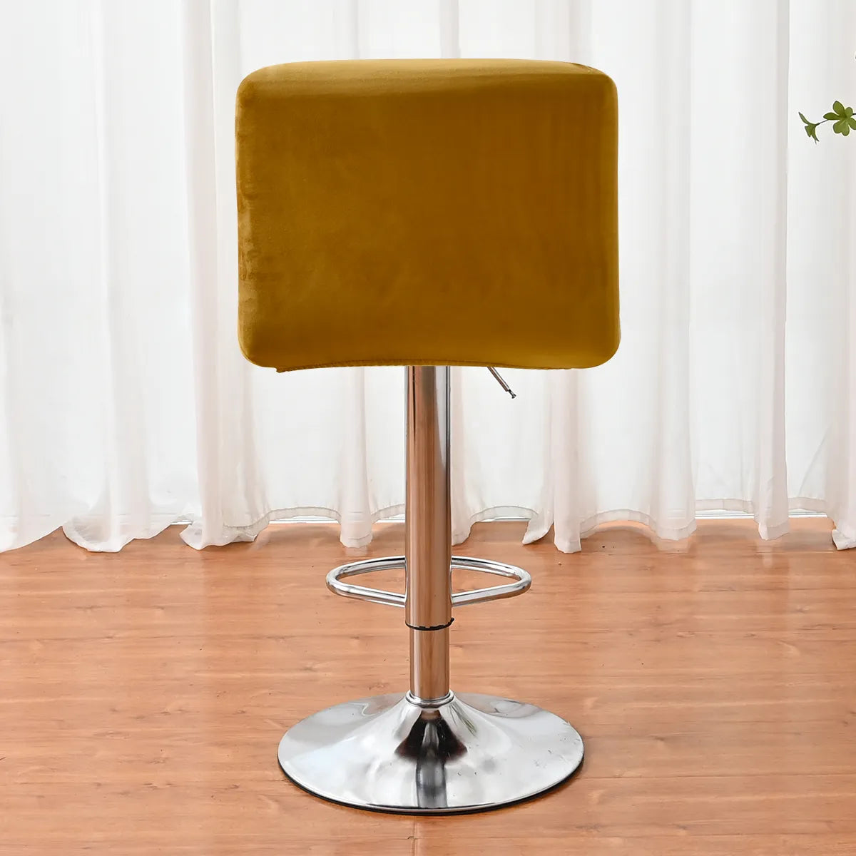 Bar Stool Pub Chair Slipcover for Dining Room Velvet Barstool Protector Covers