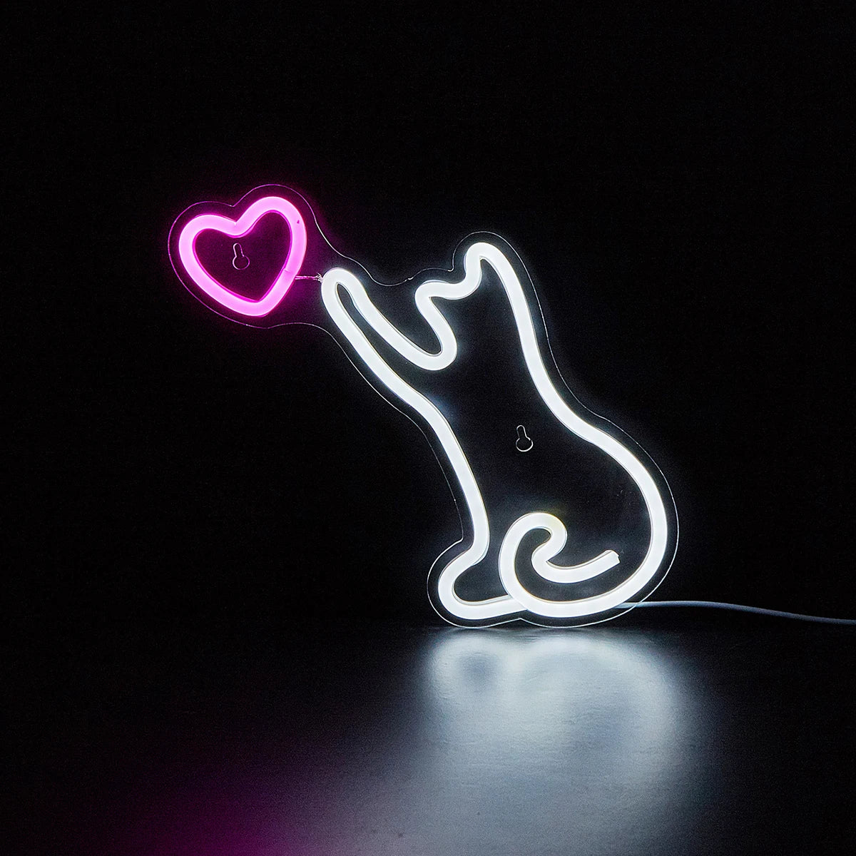 Chi-buy Cat LED Neon Sign: Purr-fect Night Light for Your Space!
