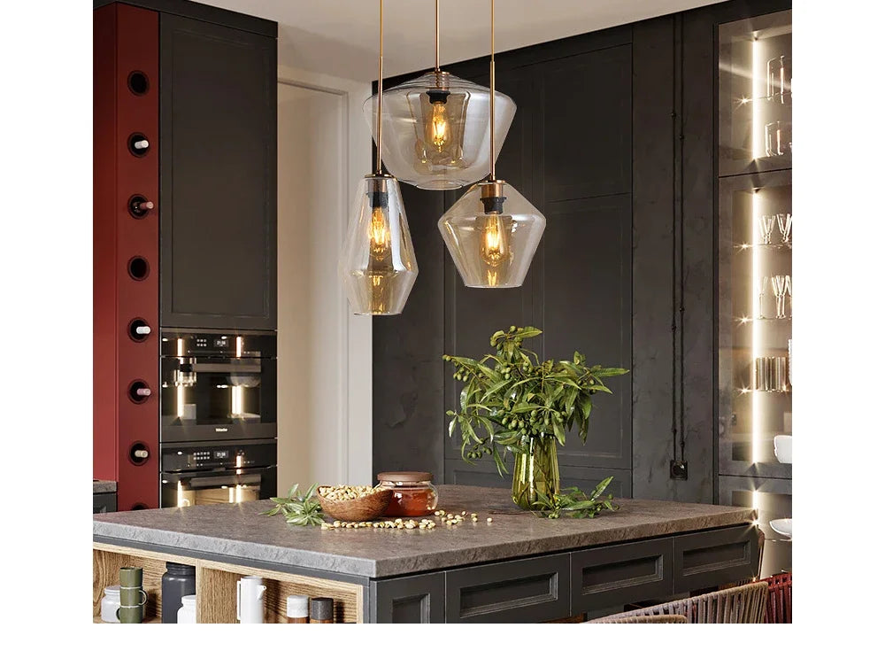 Chic & Timeless Nordic Glass Chandelier for Dining Rooms & Beyond