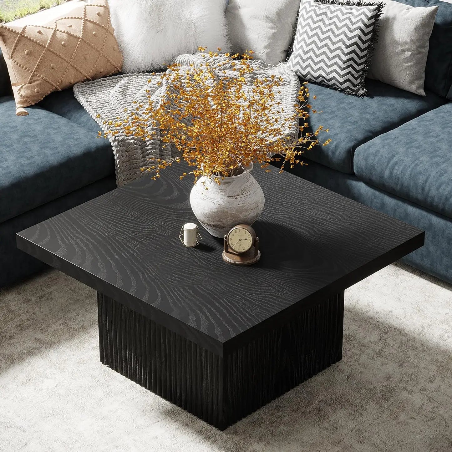 Modern Square Coffee Table Perfect for Living Room & Bedroom