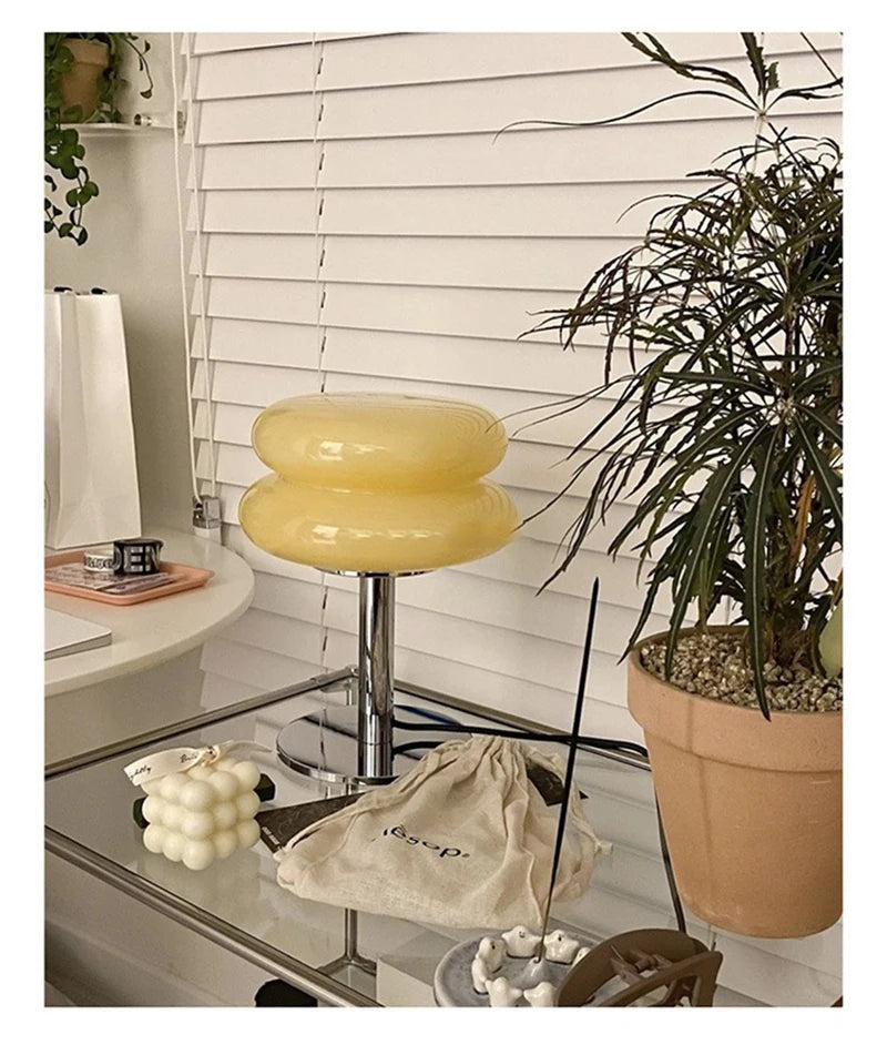 Nordic LED Table Lamp: Modern Interior Lighting Fixture for Dining, Bedroom & Home Décor | Elegant Bedside & Desk Night Light