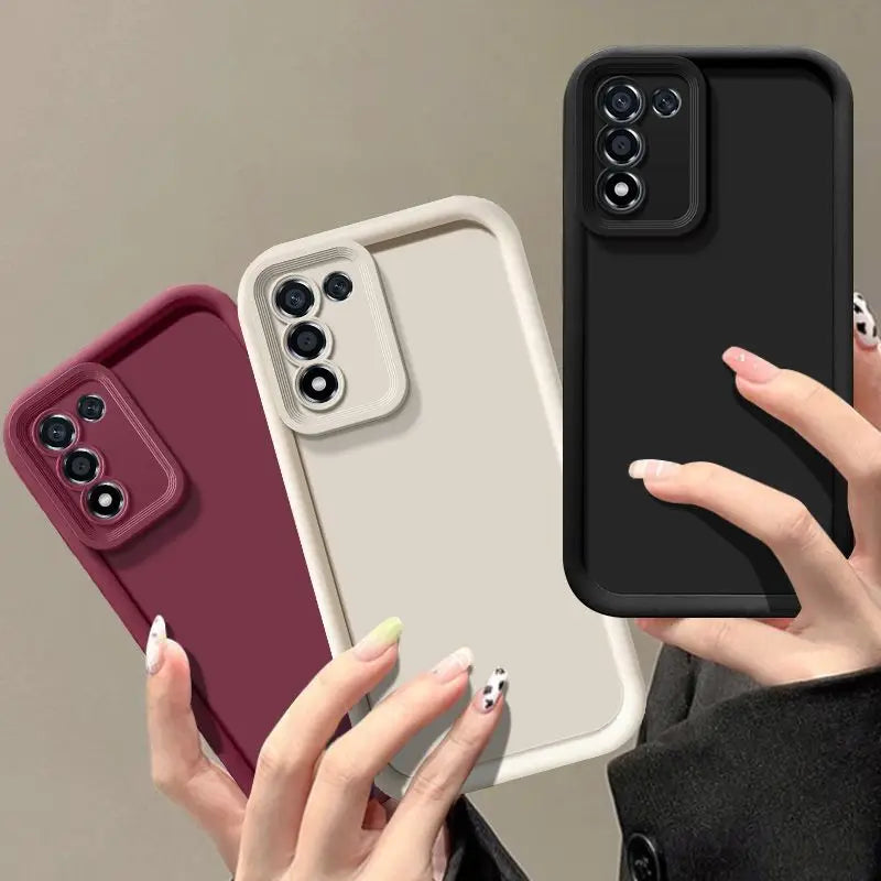 Candy Bumper Case for Samsung Galaxy S21, S22, S23 & S24 Series – Stylish Soft Lines & Ultimate Protection!