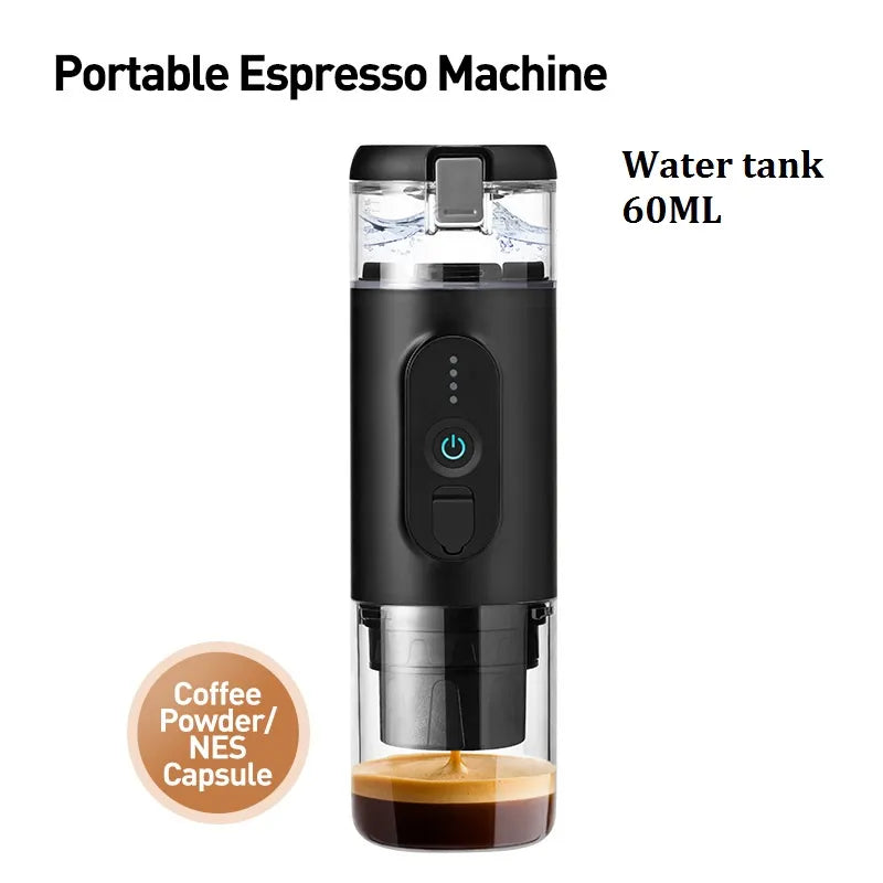 Wireless Portable Coffee Machine for Travel, Camping, Office