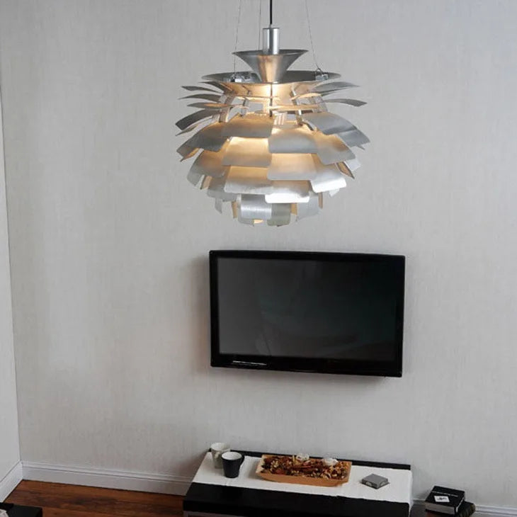 Scandinavian Pine Cone Pendant Lamp High-End Designer Lighting for Elegant Interiors
