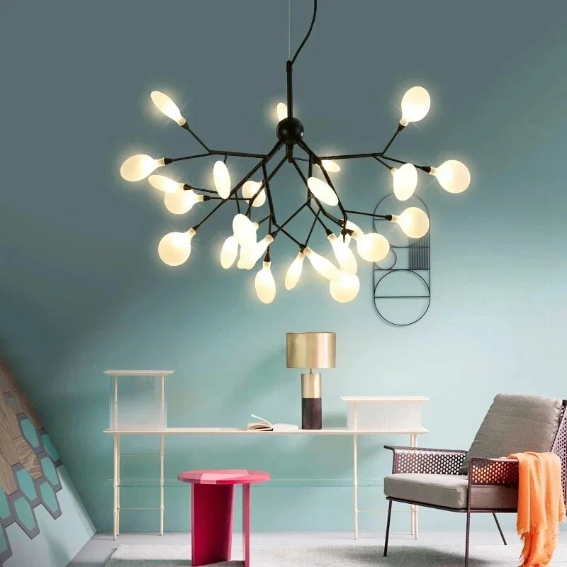 Magical Firefly Chandelier Ultimate Tree Branch Lighting for Your Ceiling