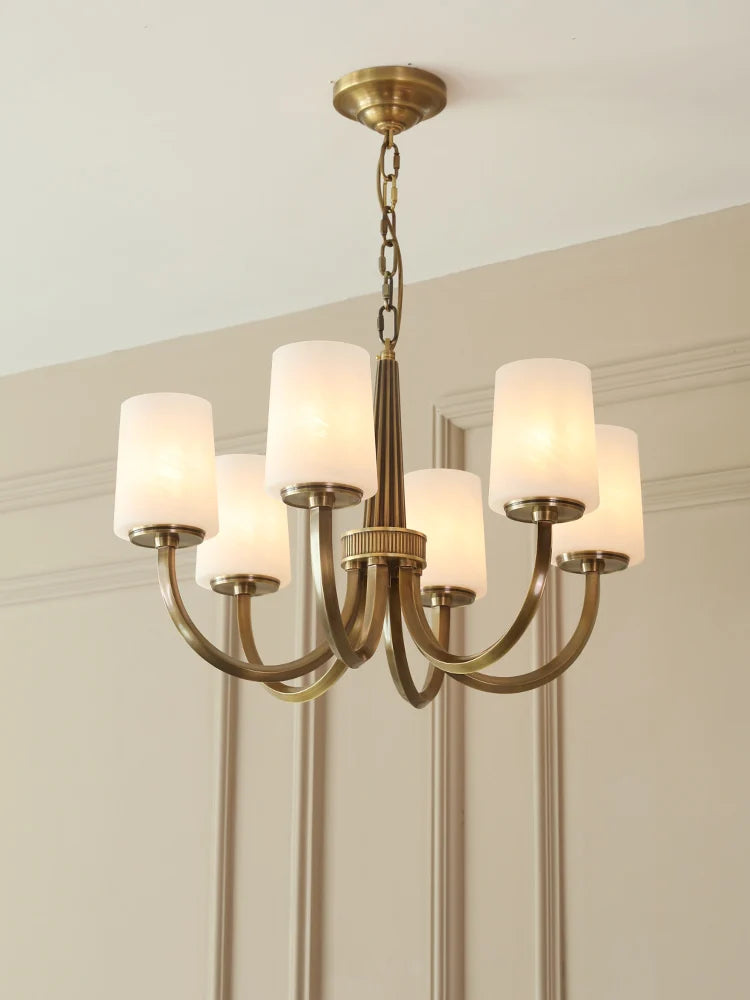 Chic All-Copper American Chandelier Perfect for Your Luxury Living Room, Dining Room, and Bedroom