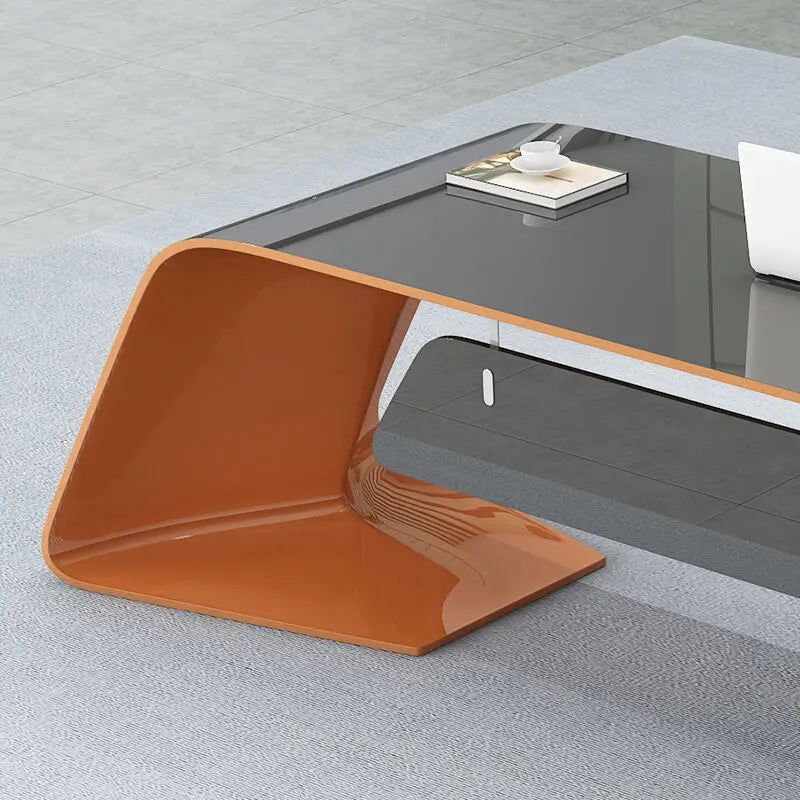 Premium Light Luxury Office Desk Spacious L-Shaped Executive Table for Home & Corporate Offices