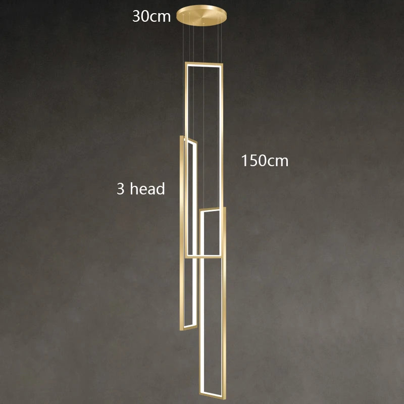 Modern Led Lights Pendant Lamps Perfect for Living Rooms & Staircases