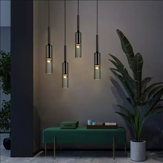 Wine Bottle Inspired Pendant Lamp for Bedroom & Coffee Corners