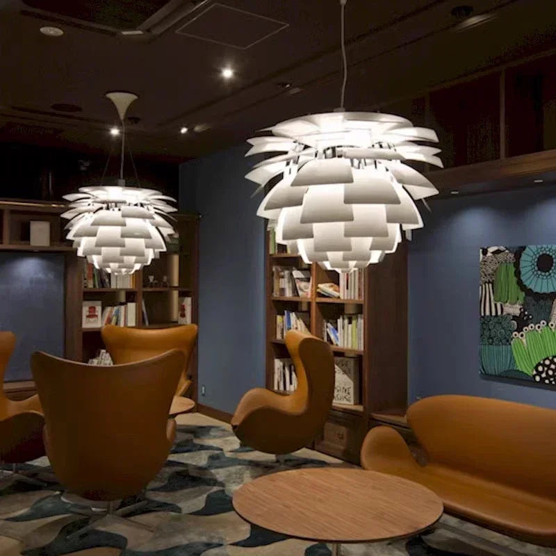 Scandinavian Pine Cone Pendant Lamp High-End Designer Lighting for Elegant Interiors