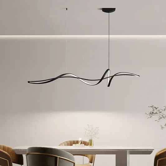 Sleek Nordic LED Pendant Light for Modern Dining & Office Decor