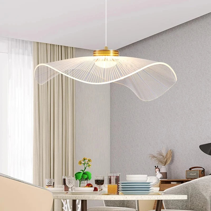 Innovative Hanging LED Chandeliers for staircases and Interiors and dining rooms