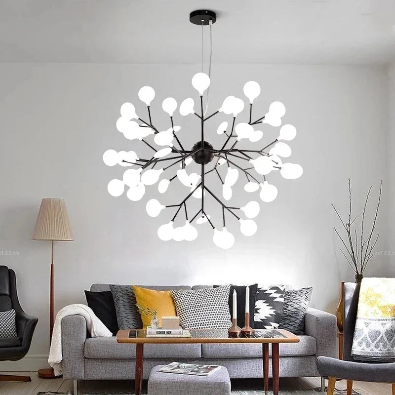 Magical Firefly Chandelier Ultimate Tree Branch Lighting for Your Ceiling