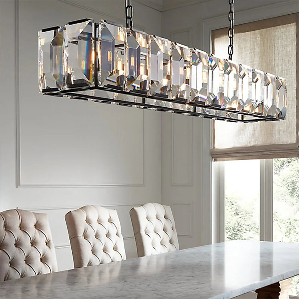 Luxury Modern LED Crystal Chandelier for Dining Room, Living Room, Bedroom