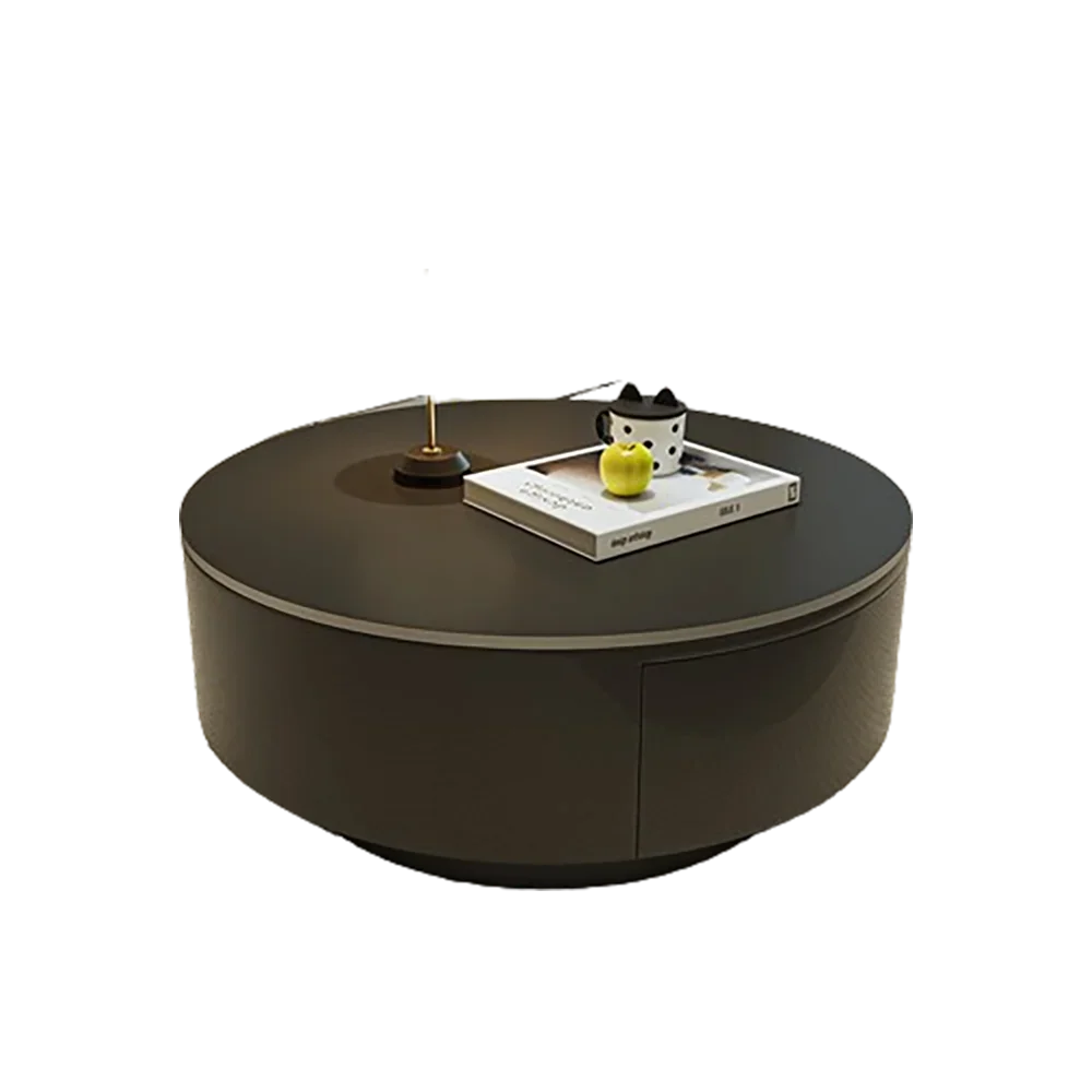 Stylish Minimalist Coffee Table Nordic Luxury Round Design for Living Room Aesthetic