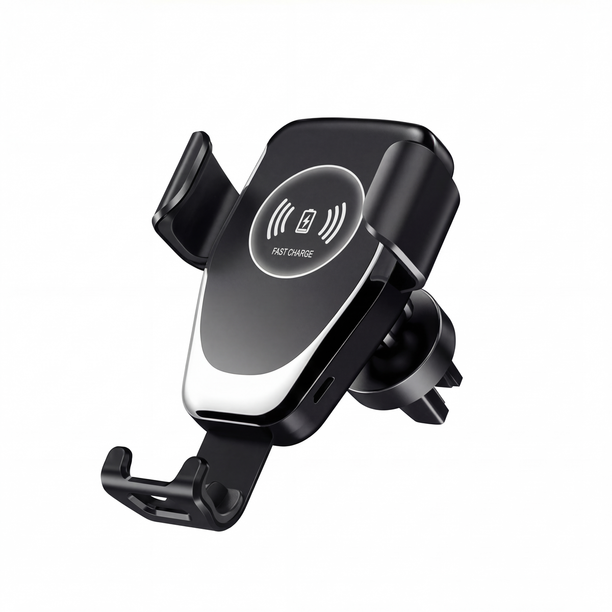 Qi Fast Wireless Car Charger Mount for iPhone & Android