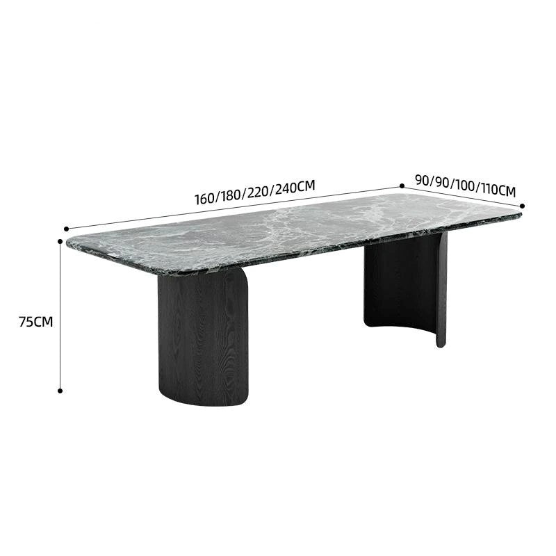 Luxury Marble Dining Set Natural Stone Table & Chairs for Modern Homes & Apartments