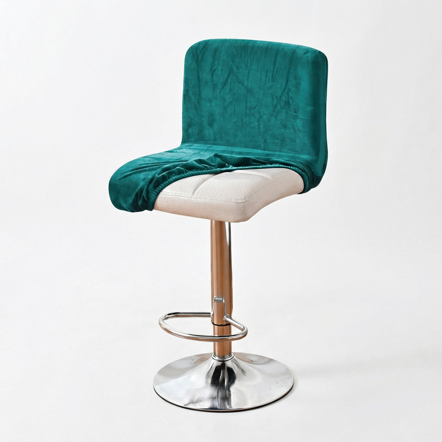 Premium Velvet Barstool Chair Slipcover for Pub & Dining Chairs
